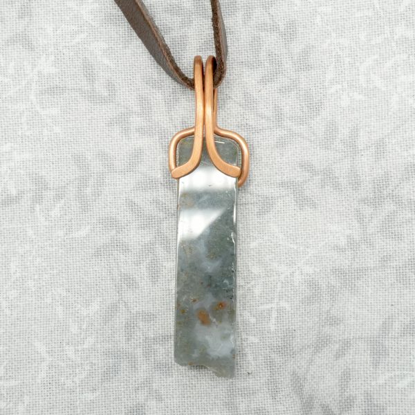 Copper and Fancy Agate Necklace