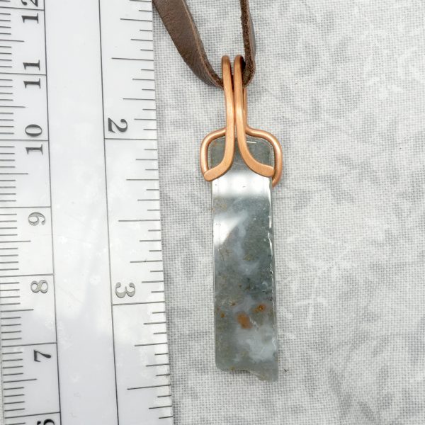 Copper and Fancy Agate Necklace